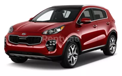 KIA Sportage (Красный), 2018 для аренды в Дубай