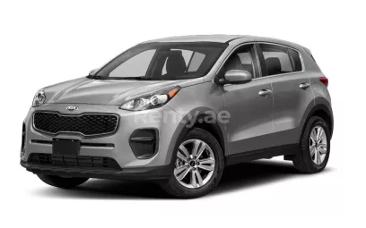 KIA Sportage (Серебро), 2017 для аренды в Дубай
