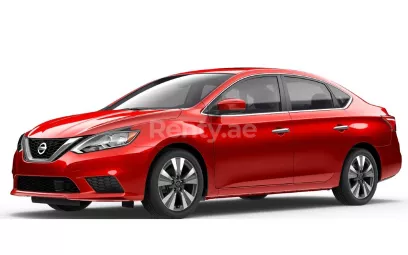 Nissan Sentra (Красный), 2019 для аренды в Дубай