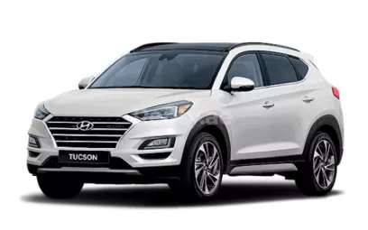 Hyundai Tucson (White Gray), 2018 for rent in Sharjah