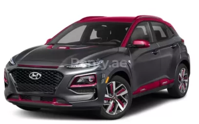 Hyundai Kona (Dark Grey), 2019 for rent in Dubai