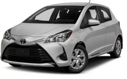 Toyota Yaris (Silver), 2018 for rent in Sharjah