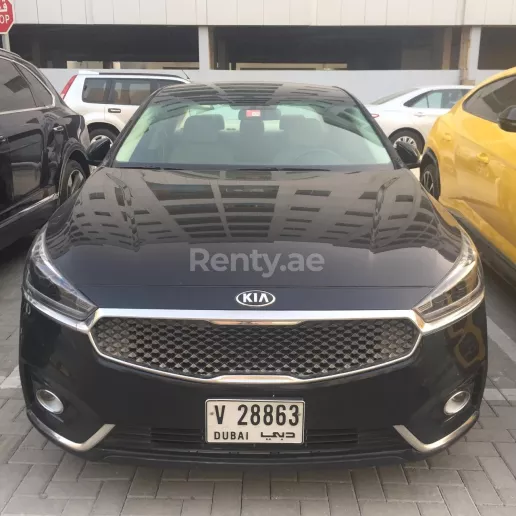 Kia Cadenza (Black), 2018 for rent in Dubai