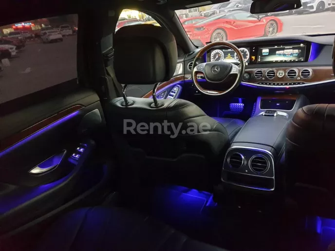 Mercedes S Class S650 (Black), 2018 for rent in Dubai