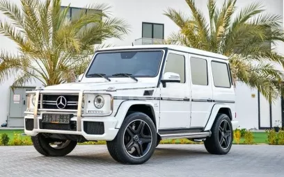 إيجار مرسيدس G63 AMG (أبيض), 2017 في دبي