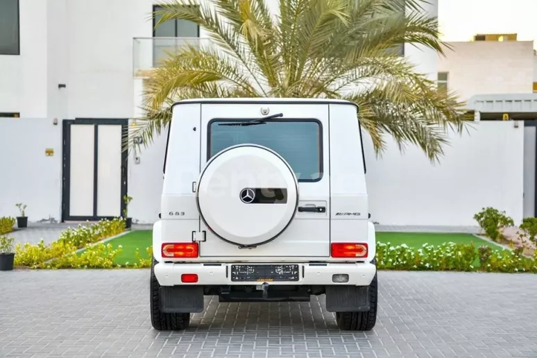 إيجار مرسيدس G63 AMG (أبيض), 2017 في دبي