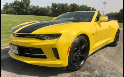 Chevrolet Camaro (Yellow), 2018 for rent in Dubai