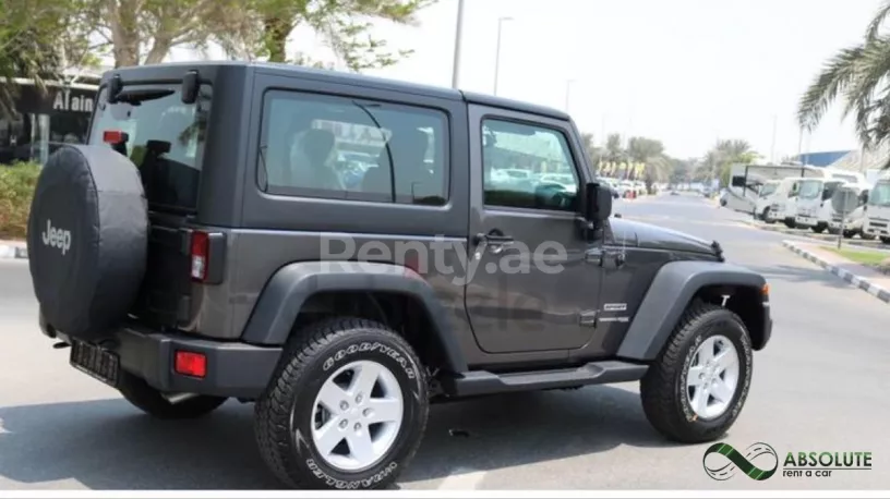 Jeep Wrangler (Grey), 2018 for rent in Dubai