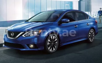 Nissan Sentra (Синий), 2017 для аренды в Дубай