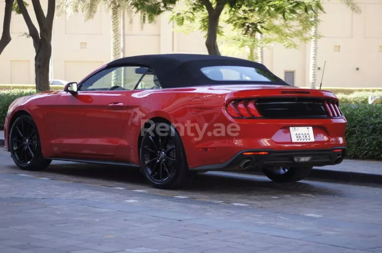 Ford Mustang (Red), 2019 for rent in Dubai