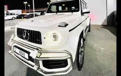إيجار مرسيدس كلاس G (أبيض), 2021 في دبي