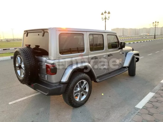 Jeep Wrangler (Silver), 2019 for rent in Dubai