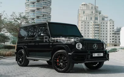 إيجار مرسيدس G63 AMG (أسود), 2020 في دبي