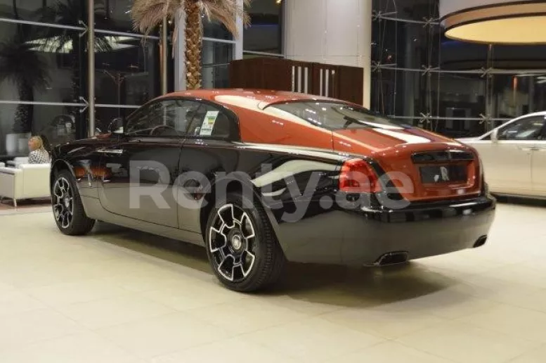 Dubai'de kiralık Rolls Royce Wraith-BLACK BADGE ADAMAS 1 OF 40 (Siyah), 2019