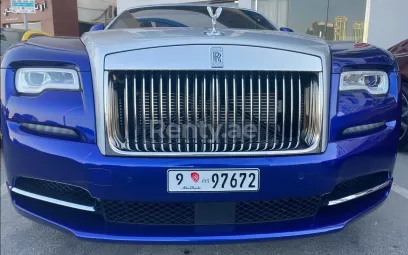 Rolls Royce Wraith (Azul), 2019 para alquiler en Dub&aacute;i