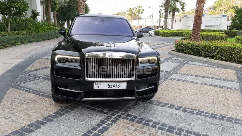 Rolls Royce Cullinan (Black), 2020 for rent in Dubai