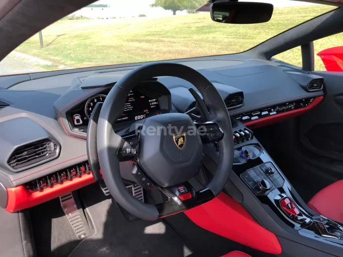 Lamborghini Huracan (Red), 2018 for rent in Dubai