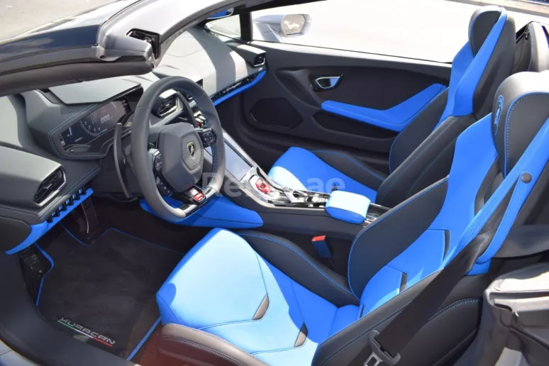 Dubai'de kiralık Lamborghini Evo Spyder (G&uuml;m&uuml;ş), 2021