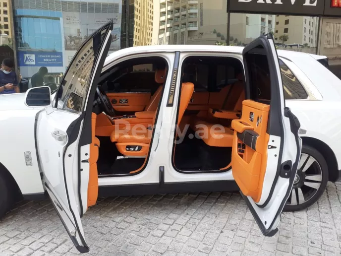 Rolls Royce Cullinan (White), 2019 for rent in Dubai