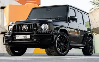 إيجار مرسيدس G63 AMG (أسود), 2020 في دبي