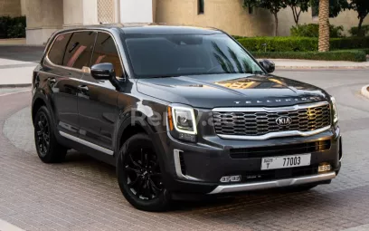 KIA Telluride (7 seater) (Темно-серый), 2020 для аренды в Дубай
