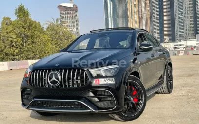 Mercedes GLE 63 S AMG (Black), 2021 for rent in Dubai