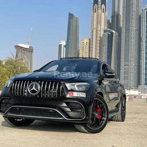 Mercedes GLE 63 S AMG (Черный), 2021 для аренды в Дубай
