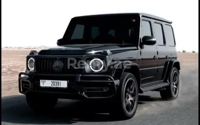 إيجار مرسيدس G63 AMG Black Edition (أسود), 2020 في دبي