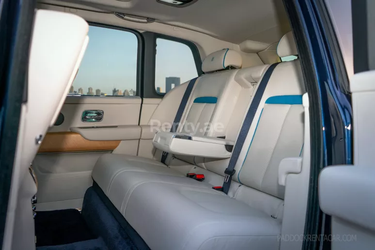 Rolls Royce Cullinan (Blue), 2021 for rent in Dubai