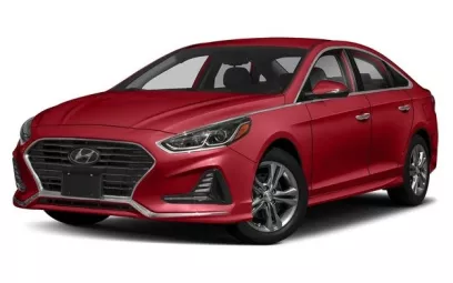 Hyundai Sonata (rojo), 2017 para alquiler en Sharjah