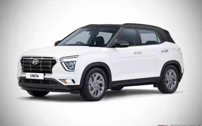 Hyundai Creta (Grey), 2020 for rent in Sharjah