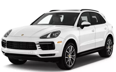 Porsche Cayenne (Blanco Brillante), 2019 para alquiler en Sharjah