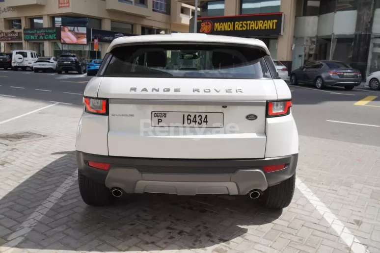 Range Rover Evoque (White), 2019 for rent in Sharjah