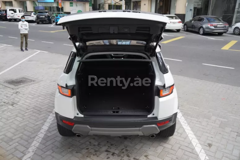 Range Rover Evoque (White), 2019 for rent in Sharjah