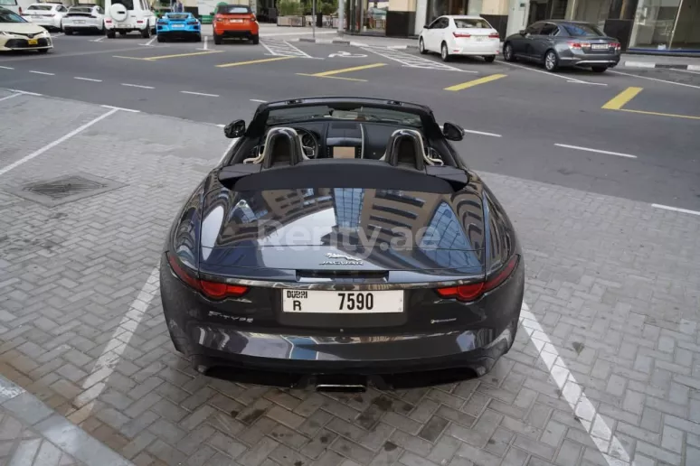 Jaguar F-Type (Grey), 2019 for rent in Sharjah