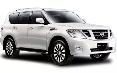 Nissan Patrol (Ярко-белый), 2018 для аренды в Шарджа