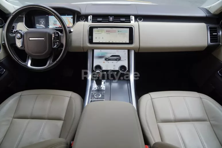 Range Rover Sport (Blanc), 2019 &agrave; louer &agrave; Duba&iuml;