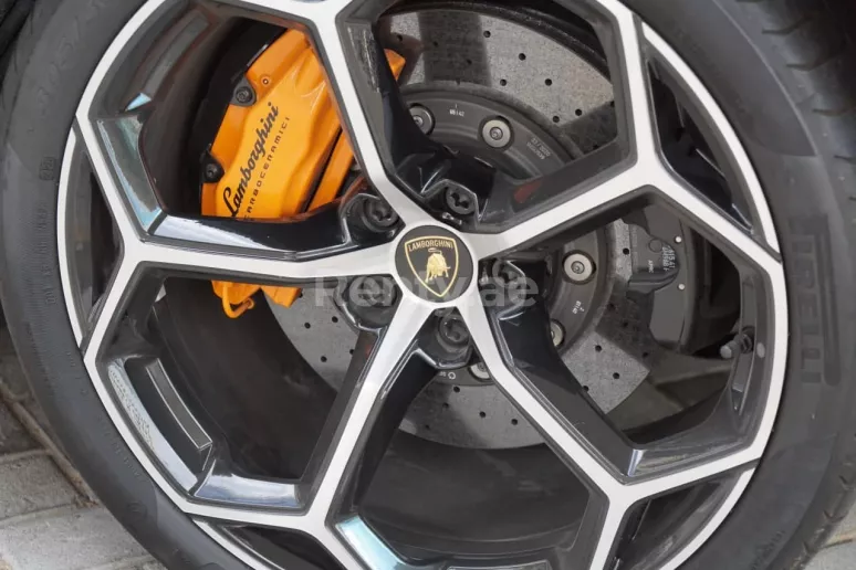 Lamborghini Huracan Evo (Orange), 2019 for rent in Dubai