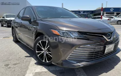 Toyota Camry Hybrid (Brun), 2019 &agrave; louer &agrave; Duba&iuml;