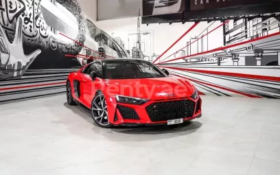 Audi R8 (Red), 2021 for rent in Dubai