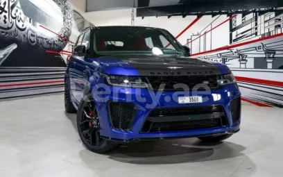 Range Rover Sport SVR (Blue), 2021 for rent in Dubai