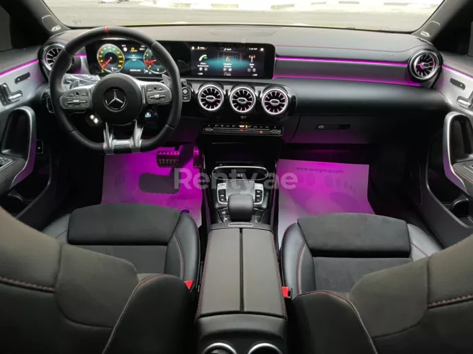 Mercedes CLA 35AMG (Yellow), 2021 for rent in Dubai