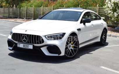 إيجار مرسيدس GT 63 S 4MATIC (أبيض), 2020 في دبي