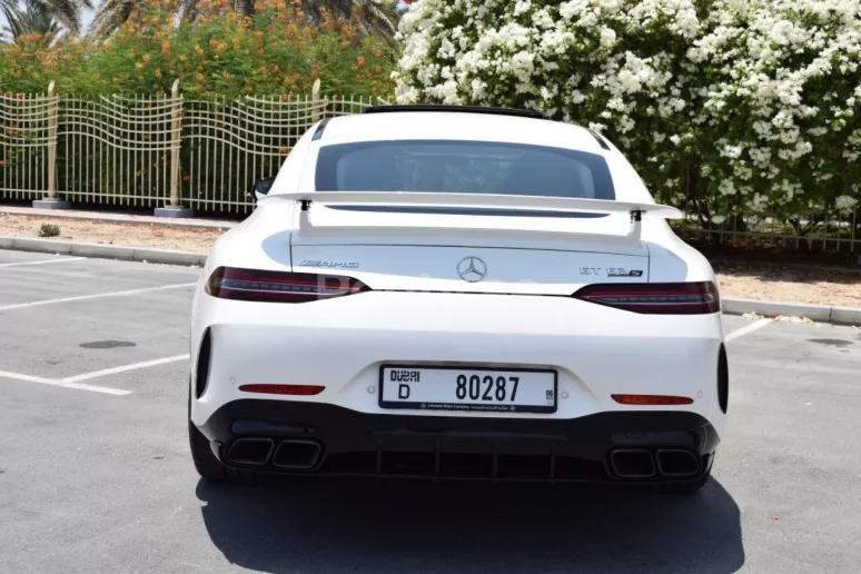 إيجار مرسيدس GT 63 S 4MATIC (أبيض), 2020 في دبي