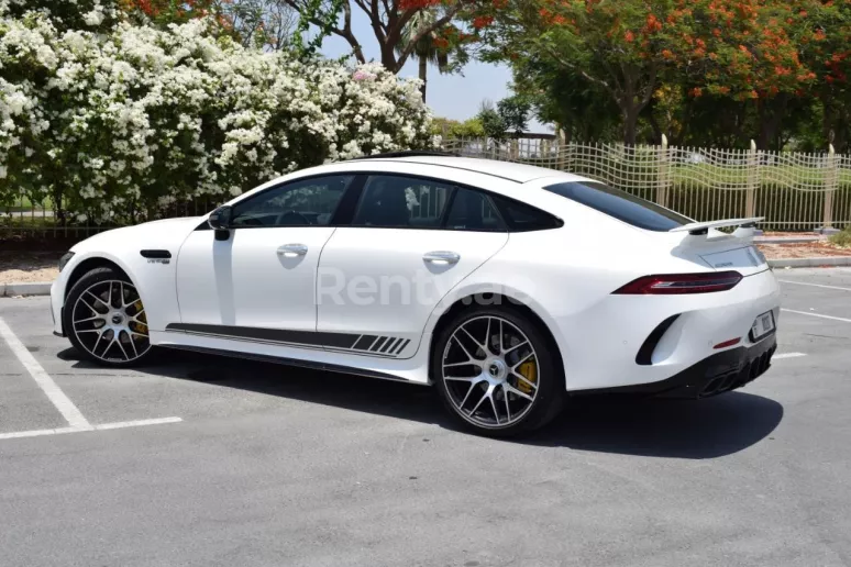إيجار مرسيدس GT 63 S 4MATIC (أبيض), 2020 في دبي