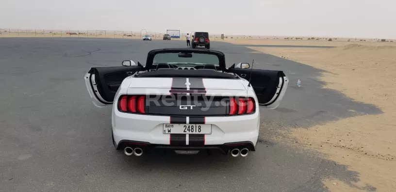 Ford Mustang GT (White), 2020 for rent in Dubai