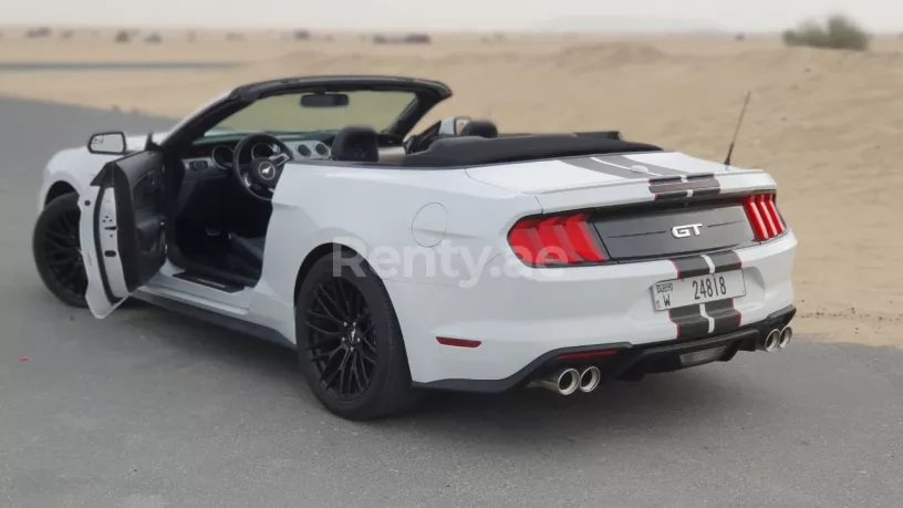 Ford Mustang GT (White), 2020 for rent in Dubai