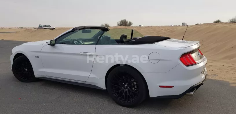 Ford Mustang GT (White), 2020 for rent in Dubai