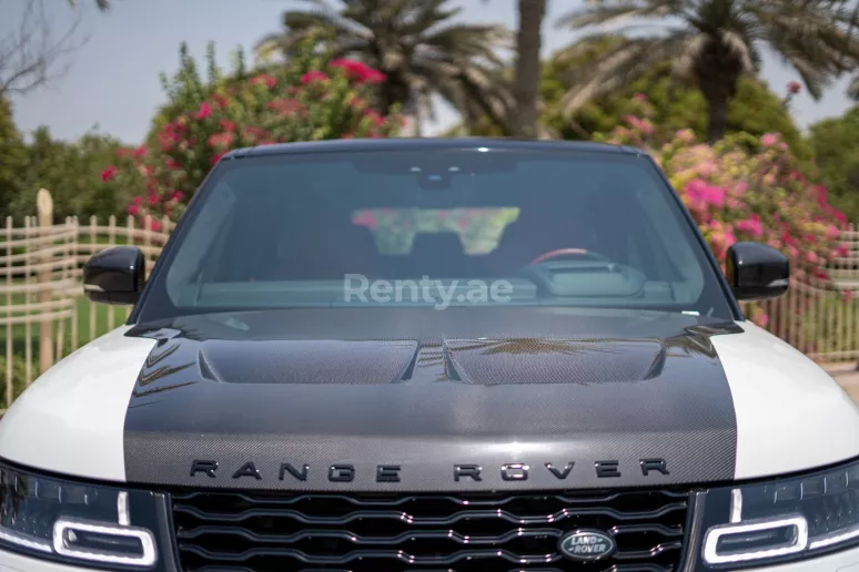 Range Rover Sport SVR (White), 2021 for rent in Dubai