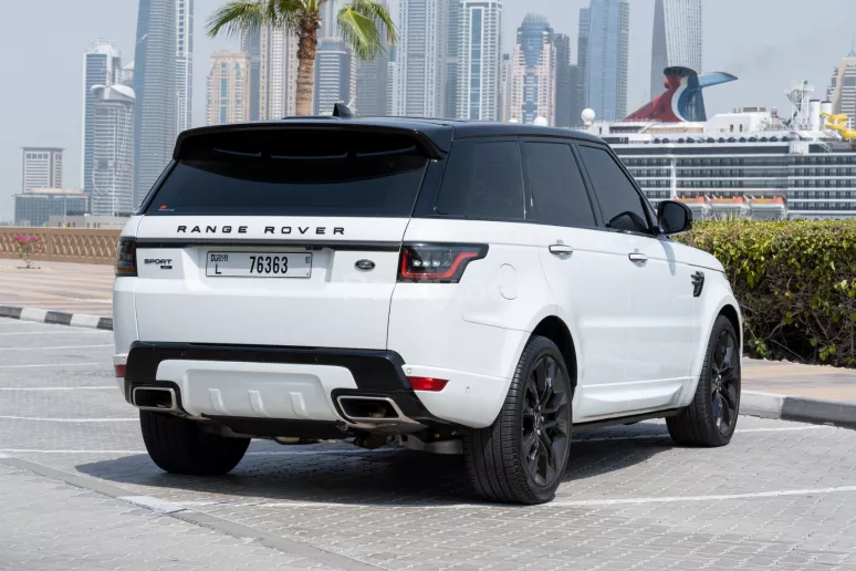 Range Rover Sport (Blanc), 2020 &agrave; louer &agrave; Duba&iuml;